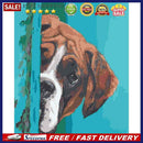 Frameless Dog DIY Painting By Numbers Kit Acrylic Paint On Canvas Oil Drawing