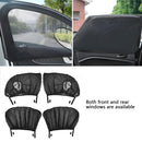 Car Front Rear Side Window Sun Shades Set Anti Mosquito Sunshade Universal Newly