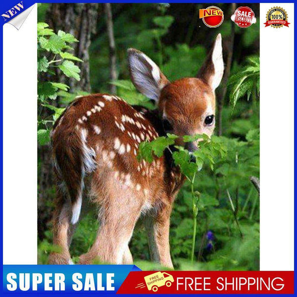 5D Diamond Painting Deer Full Round Drill Rhinestone DIY Wall Art (E1267)