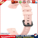 Silicone Watchband w/Buckle for Huawei Band 4 Pro TER-B29S (Light Pink) Newly