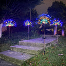 LED Solar Firework Lights Outdoor Dandelion Fairy String Lamp (Multicolor) Newly