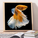 Golden Fish Full Drill Round Diamond Painting DIY Mosaic Kits Home Decor