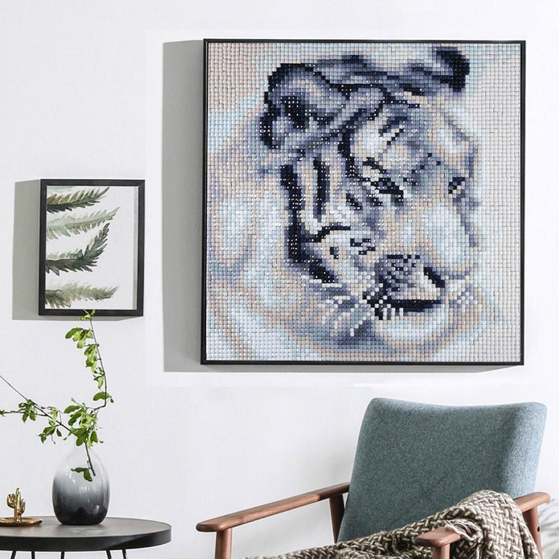5D DIY Full Drill Square Diamond Painting Tiger Cross Stitch Embroidery Kit