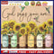 50X40cm English Sentence Frameless Oil Paint By Numbers Painted Picture Craft