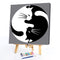 Eight Diagrams Cat Oil Paint By Numbers Kits Canvas DIY Wall Art Craft Coloring