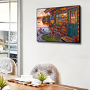 Lakeside Scenery Paint By Numbers Kit DIY Art Frameless Picture On Canvas