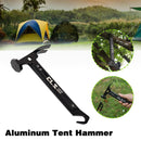 Tent Stake Peg Mallet Remover Puller Driver Outdoor Aluminum Camping Hammer: