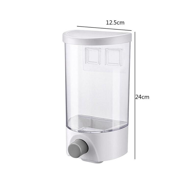 Kitchen Food Storage Box Grain Moisture-Proof Sealed Cans Quantitative Fall Tank