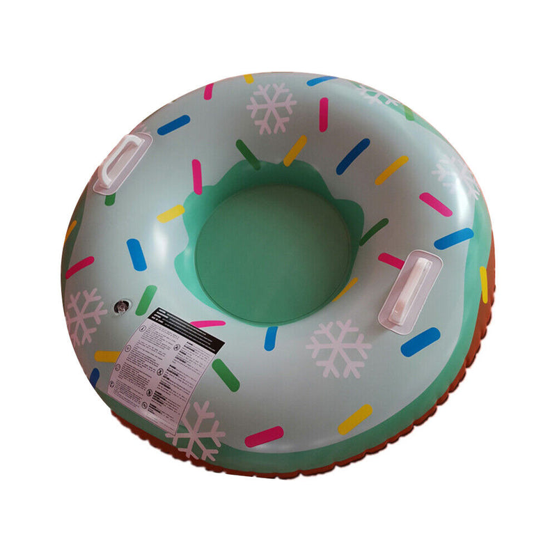 Durable Inflatable Snow Sled Tire Tube Skiing Ring Pad Outdoor Sports Supplies