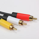 6FT/1.8m Composite Audio Video Cable AV 3 RCA HD TV Video Composite Cable Opti