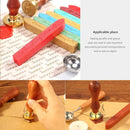 Retro DIY Sealing Wax Strips Text Pattern Fire Painting Stick for Stamp (B)