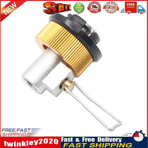 Camping Cassette Stove to Flat Gas Tank Adapter Portable Furnace Connector Newly