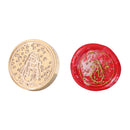 Exquisite Brass Fire Lacquer Seal Head without Handle Waxing Sealing Stamp Head