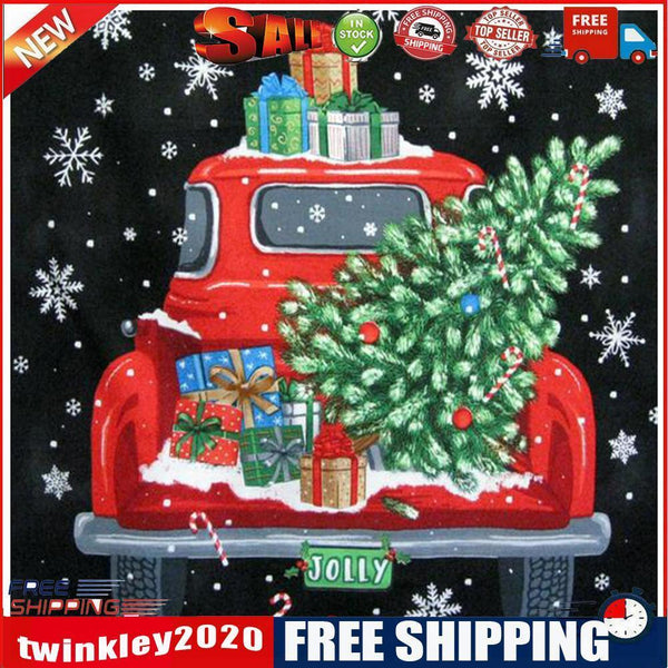 5D Ornament Diamond Painting Drawing Snowflake Car DIY Full Round Drill Kit