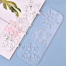 Christmas Crystal Snowflake Epoxy Molds Kit DIY Hanging Pendant DECORATE