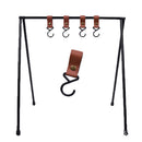 Outdoor Portable PU Leather Hooks Camping Hiking Pot Pan Cookware Hanger Hold