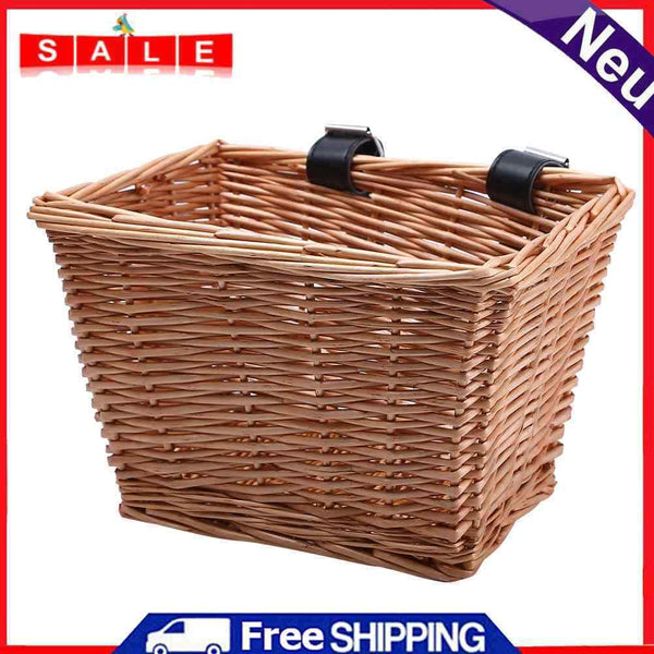 Children Bike Basketball Mountain Wicker Front Handlebar Bicycle Basketball Detachable