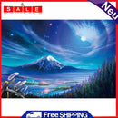 Night Landscape 50x40cm Oil Paint By Numbers Picture DIY Painting