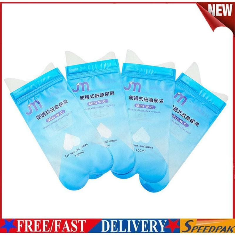 4pcs Disposable Urinal for Travel Traffic Jam Emergency Portable Pee Bags