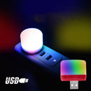 Mini Portable USB Plug Lamp Computer Power Bank Socket Night Light (Red) Newly
