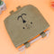 One Layer Pocket Canvas Storage Bag Back Door Wall Hanging Bag(Green)