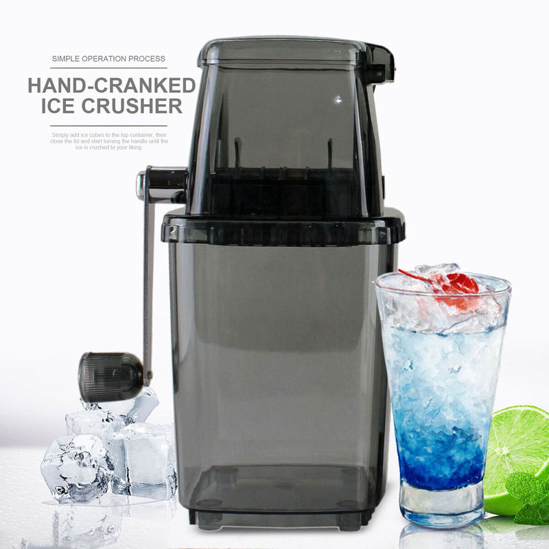 #A Hand-cranked Ice Crusher Stable with Rubber Feet Design Great Summer Gifts