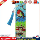 Diamond Paint Leather Bookmark Tassel Special Shape Drill Mark (S51-Bird) Newly