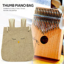 Cute 10/17/21 Key Kalimba Storage Bags Thumb Piano Sanza Mbira Organizer Bag