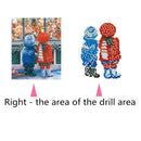 5D Diamond Embroidery Painting DIY Christmas Snowing Street Cross Stitch