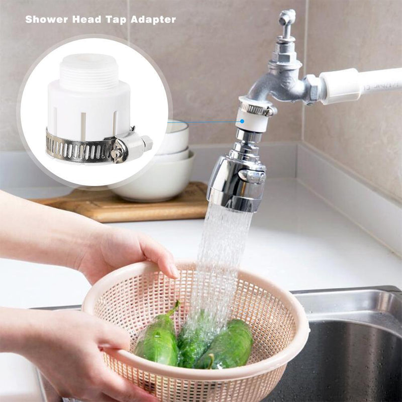 Kitchen Shower Faucet Aerators Rotatable Bubbler Shower Head Tap Adapter Newly