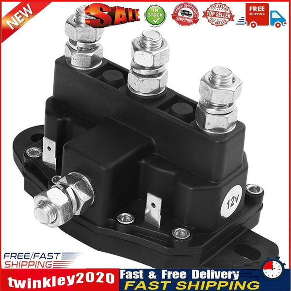 6 Post Relay Winch Motor Reversing Solenoid Switch for Construction Truck Newly