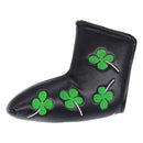 L-Shaped Golf Club Head Protection Cover Golf Putter Sleeve (Black Clover) Newly