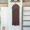 Boho Tassel Tapestry Large Wall Hanging Hand-Woven Decor Brown Home F7N4