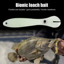 5pcs 10cm 6g Bionic Loach Fishing Lures Artificial Soft Baits (Luminous) Newly