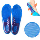 Comfort Arch Support Massaging Gel Silicon Insole Man 8-12 Newly