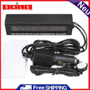 Car Temperature Clock Battery Voltage Monitor with Cigarette Socket Auto Parts