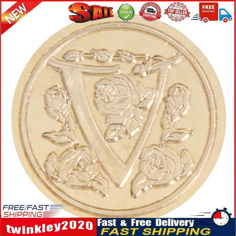 Retro Wax Seal Head Replace Copper Head for DIY Scrapbooking Craft (V) Newly