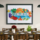 Handmade Part Drill Four Seasons 5D Special Shape DIY Diamond Painting Kit Gi