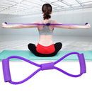 Resistance Bands Pilates Yoga Training Gym Elastic Workout Fitness Tension