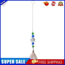 Crystal Glass Clear Chandelier Pendant Faceted Prism Part Hanging Decor (D)