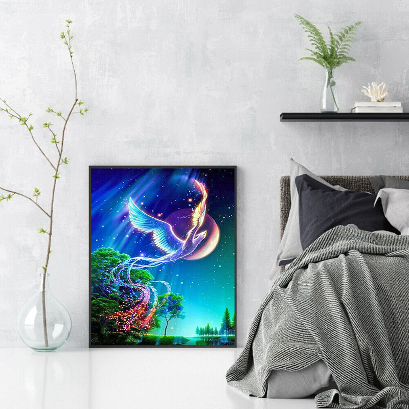 5D Diamond Painting Kit Animal Full Round Drill DIY Mosaic Wall Art Crafts Se