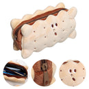 Capacity Biscuit Shape Pencil Case Stationery Bag Pen Storage Student Supplies