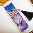 2pcs Birds DIY Special Shaped Diamond Painting Leather Bookmark Tassel Book