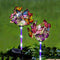2pcs LED Luminous Butterfly Ball Solar Light Outdoor Garden Lawn Stakes Lamps