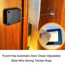 Punch-Free Automatic Sensor Door Closer Home Sliding Door Closer (Black) Newly