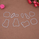 Metal Mouse Cutting Dies Stencil Scrapbooking Stamp Embossing Paper Cards