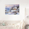 Snow Scene Paint By Numbers Kit DIY Frameless Art Acrylic Picture On Canvas