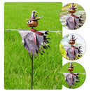 Halloween Scarecrow Jack O Lantern Standing Decor for Garden Yard Porch