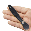 5pcs Artificial Soft Loach Fishing Lures + 5pcs Barbed Jig Hooks (Black) Newly