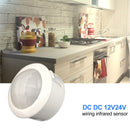 DC 12V 24V Wiring Infrared Sensor Ceiling Lamp Human Body Induction Switch Newly